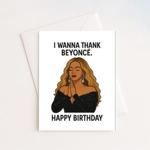 Beyonce-Geburtstagskarten |  | Cowboys Fledermaus | Karten | Lustige Karte Geschenk | Geburtstagskarte | Karte für Freund | Karte für Ihn