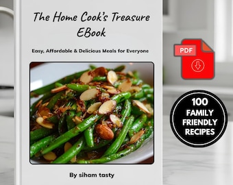 Complete Cookbook 100 Recipes PDF | Breakfast Lunch Dinner Desserts | Beginner Friendly Meal Guide