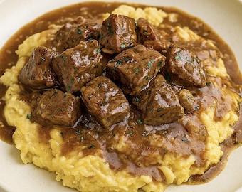 Steak Bites Recipe: Onion Garlic Sauce, Easy Dinner (PDF Download)