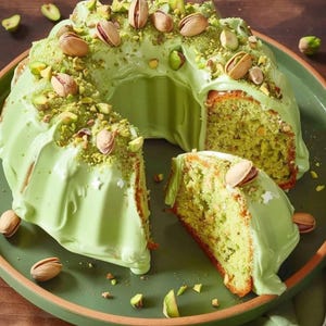 Pistachio Pudding Pound Cake Recipe: Homemade Dessert (PDF Download)