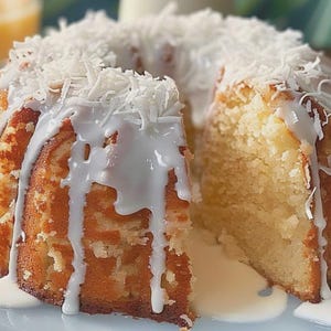 Best Recipe for Piña Colada Pound Cake, Instant PDF Download, family recipe book, Easy recipe