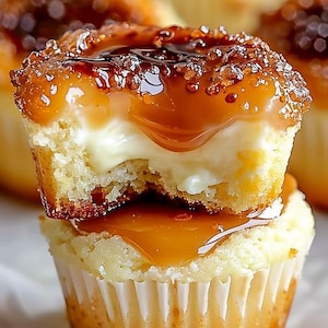 Bestes Rezept für Vanille Bohnen Crème Brûlée Käsekuchen Cupcakes, Instant PDF Download