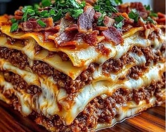 Ricetta facile per lasagne classiche: download immediato del PDF