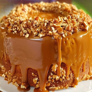 Triple Caramel Crunch Pound Cake Recipe: Easy Family Recipe (PDF Download)