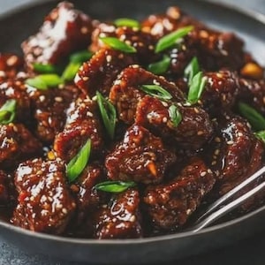 Best Recipe for Street Style Crispy Chili Beef, Instant PDF Download, family recipe book, Easy recipe