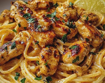 Creamy Chicken Linguine Recipe: Easy Family Dinner (PDF Download)