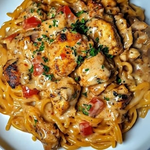 Cremiges Cajun Hühnchen Linguine Rezept : Einfacher PDF-Download