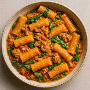 Best Recipe for Creamy Sausage Rigatoni, Instant PDF Download, family recipe book, Easy recipe