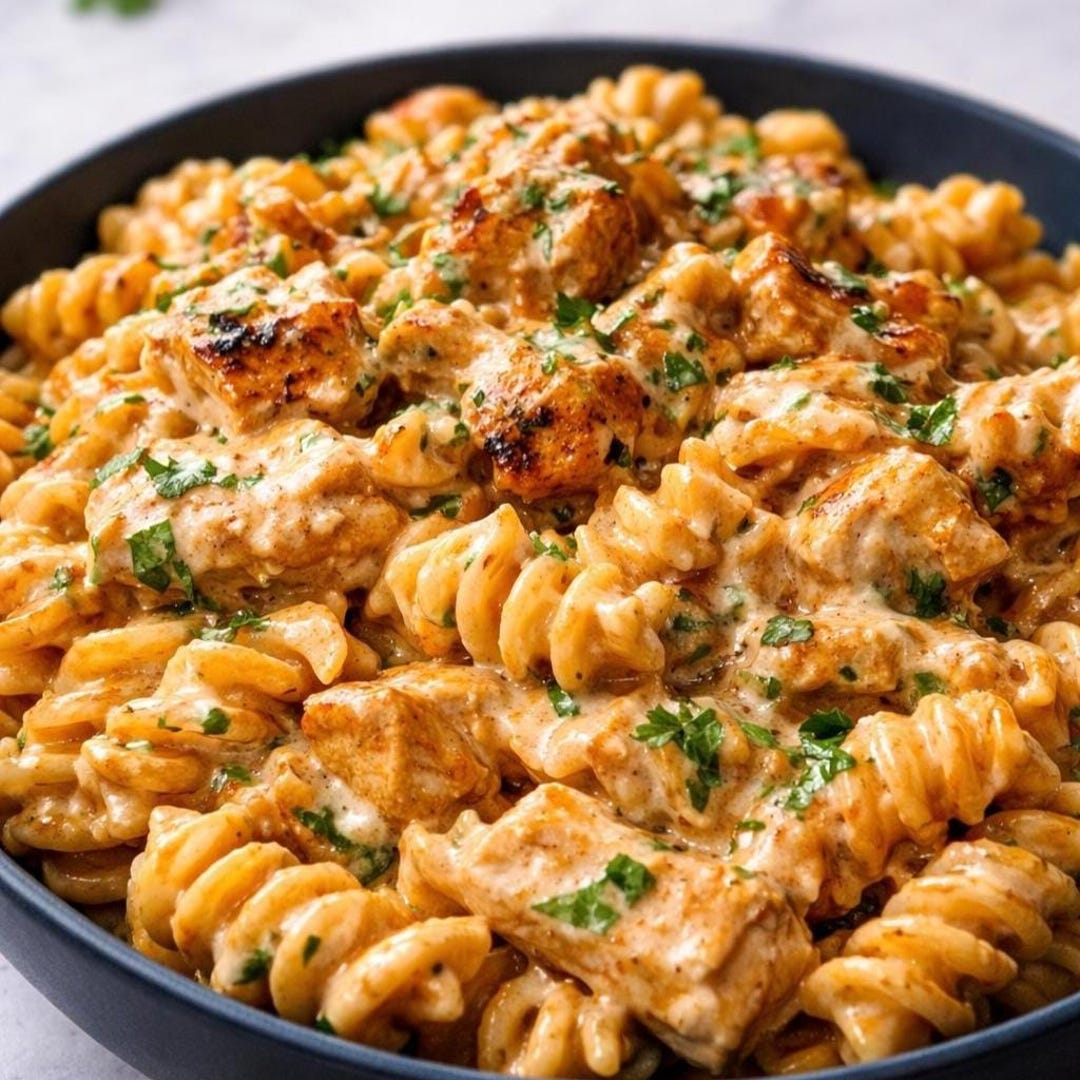 Chipotle Chicken Rotini Recipe | Smoky Cream Sauce (instant Download ...