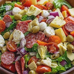 Best Recipe for Italian Chopped Salad, Instant PDF Download, family recipe book, Easy recipe