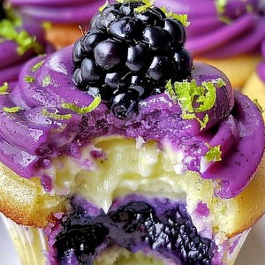 Best Recipe for Blackberry Lime Cheesecake Cupcakes, Instant PDF Download