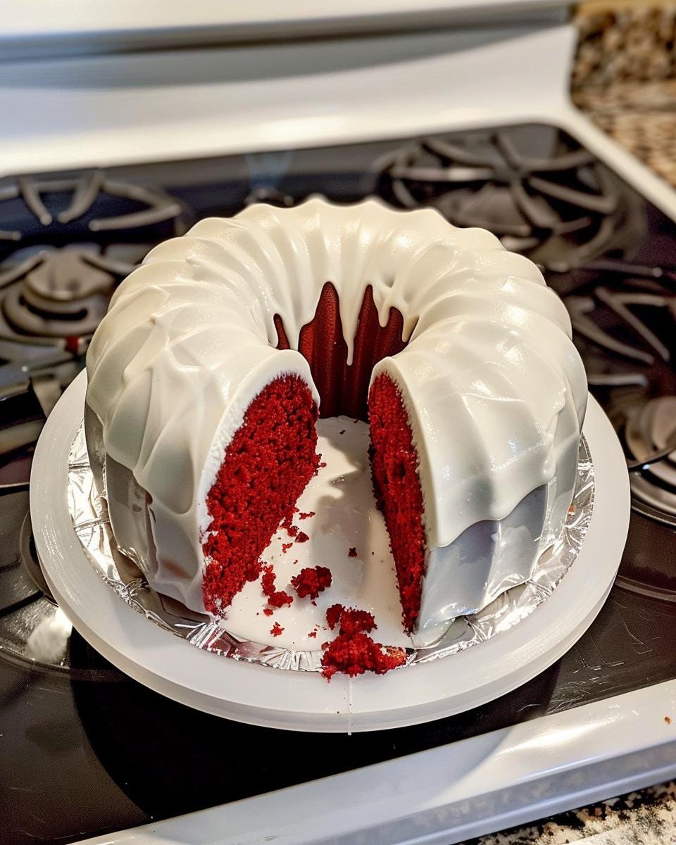 Red Velvet Pound Cake Recipe: Easy Family Recipe (PDF Download - Etsy