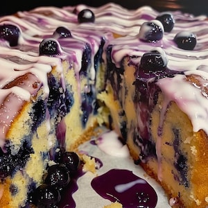 Best Recipe for Blueberry Lemon Pound Cake, Instant PDF Download, family recipe book, Easy recipe