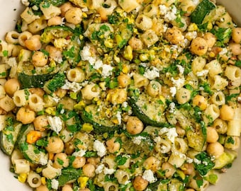 Zucchini Feta Salad Recipe: Easy Warm Mediterranean Dish (PDF Download)