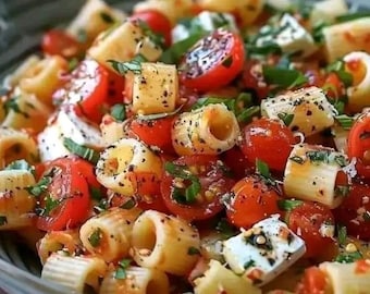Caprese Pasta Salad Recipe: Easy Family Recipe (PDF Download)