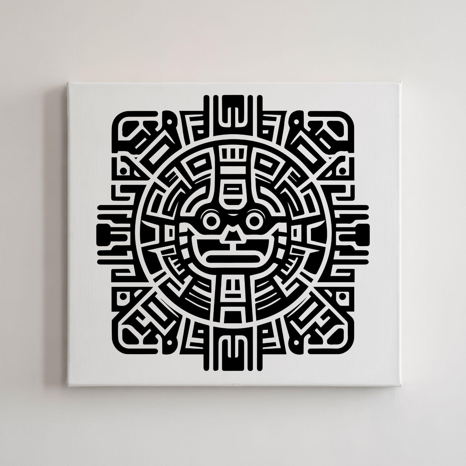 Aztec SVG Bundle 140 Designs Mayan Tribal Vector Clipart Cricut Laser ...
