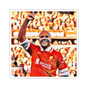 Arne Slot Sticker Liverpool FC Premier League Champions 2025 Football Fan Gift Salah Sticker Liverpool FC Souvenir Champion Sticker
