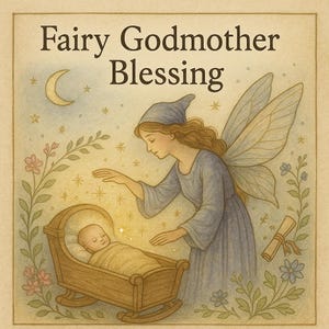 Bendición del Hada Madrina: Lectura de Tarot para Bebés de Recuerdo por una Doula / Lectura de Correo Electrónico para el Embarazo, Regalo para el Baby Shower o Carta para el Bebé