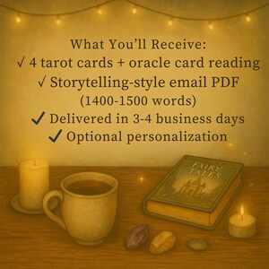 Someday, My Prince(ss) Will Come | 5-Card Future Love Tarot Reading (Email PDF) | Romance, Soulmate Energy & Storytelling Insight image 4