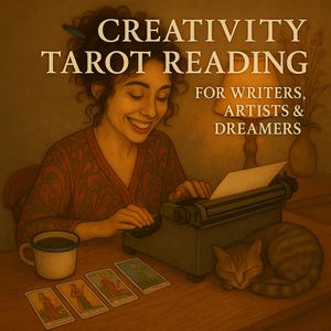 Creative Soul Tarot Reading: zachte spreiding van 6 kaarten + Oracle Insight voor schrijvers, kunstenaars en dromers (pdf per e-mail verzenden)