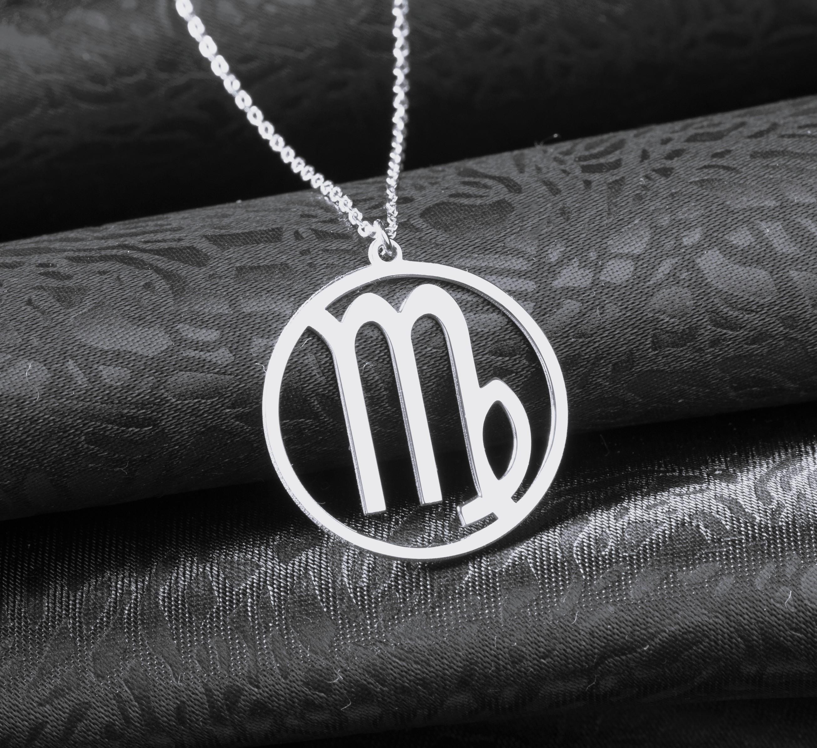 Collana segno zodiacale zirconi Vergine - Aismée