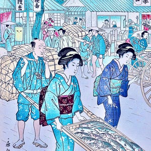 Puzzle : série Ukiyo-e japonaise n°1, puzzle Ukiyo-e japonais en étain, design oriental relaxant, coffret cadeau pour les amateurs du Japon