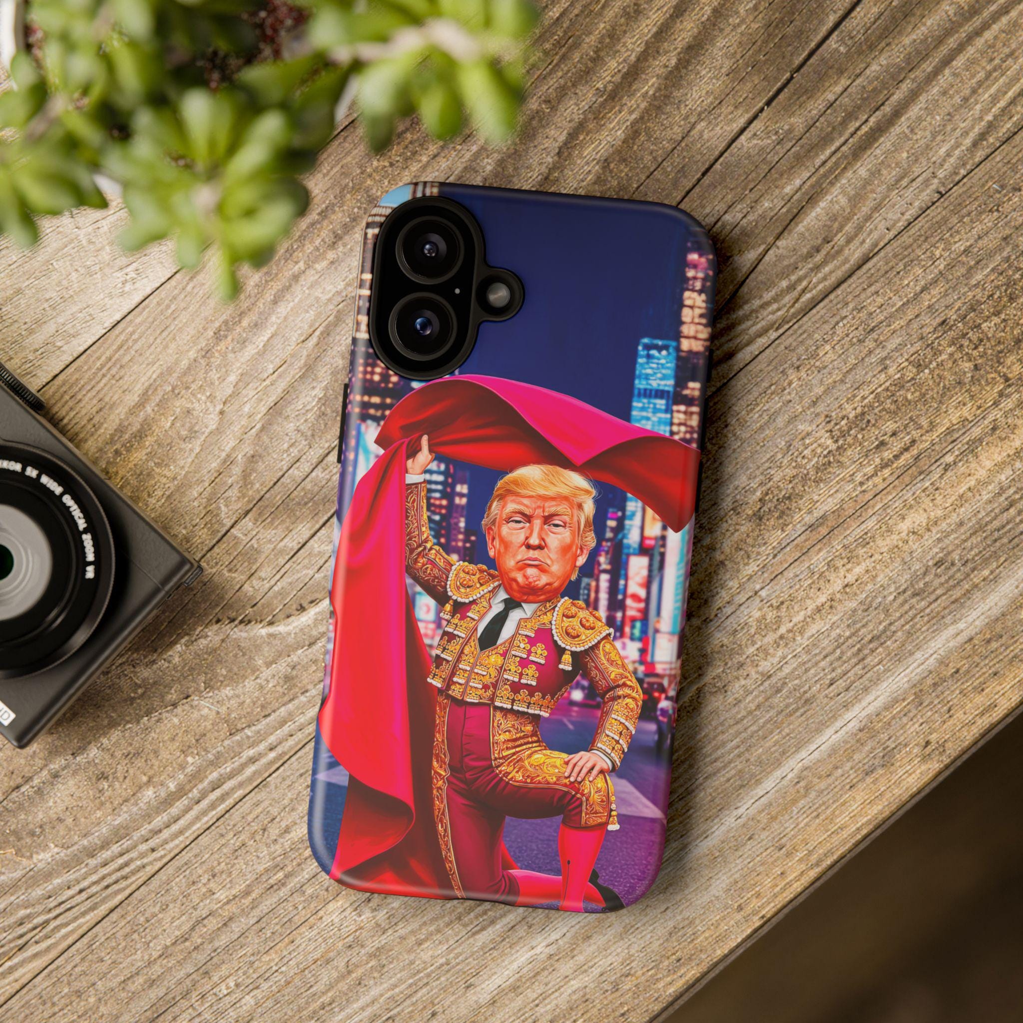 World Berühmte Persönlichkeiten Serie ""Matador Trump"", iPhone Hülle, robuste Hülle, historische Figuren, Schutzhülle für das Handy, einzigartiges Geschenk der Geschichte."