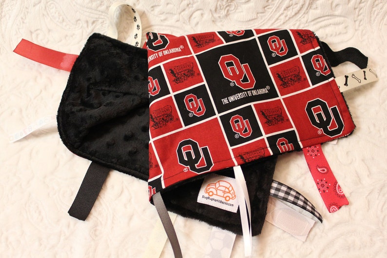 Oklahoma Sooners Blanket with Ribbons