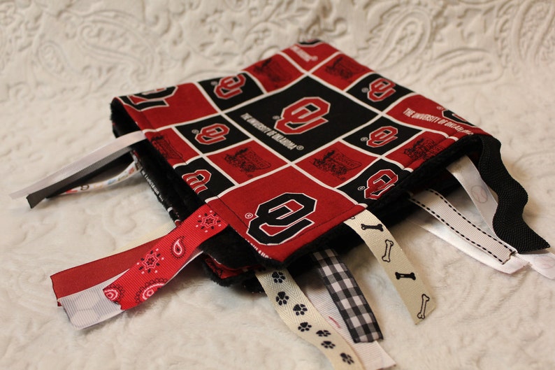 Oklahoma Sooners Blanket with Ribbons