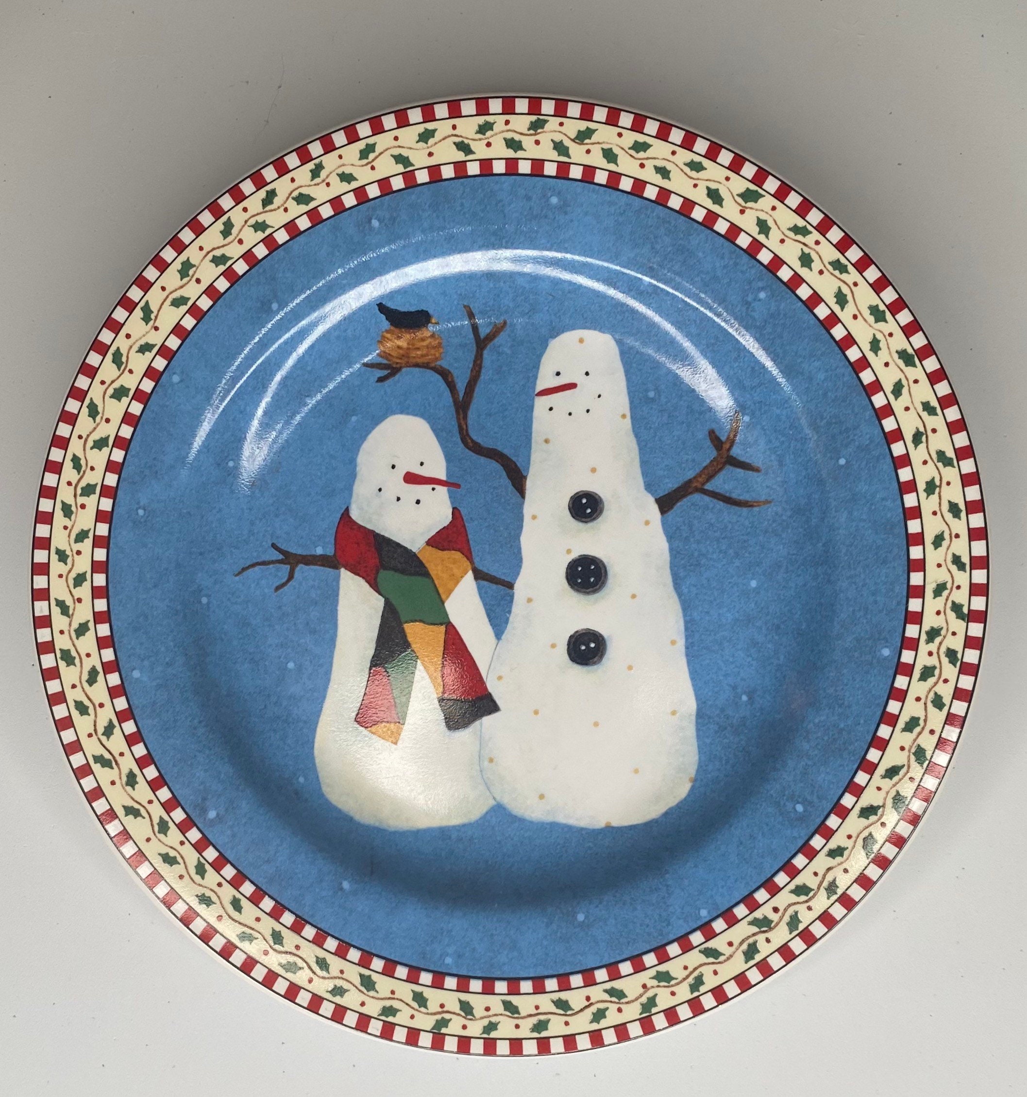Oneida Snowman Dishes
