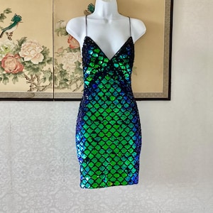 rainbow sequin bodycon dress Rainbow Sequin Mini Dress