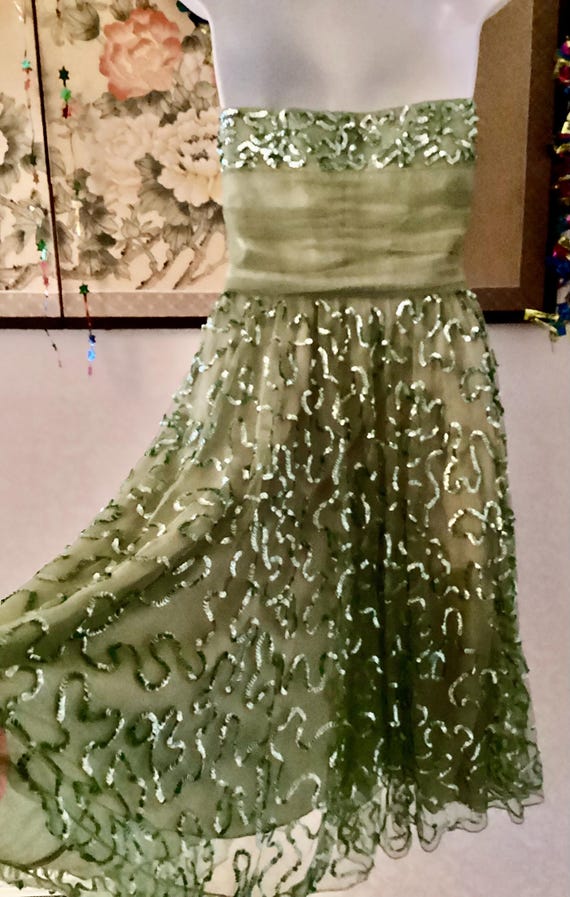 sachin and babi light blue dress Vintage prom dress betsey johnson main image 0