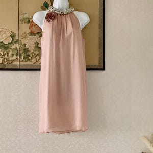 beaded tiered shift dress Long Beaded Prom Dress with Tiered Skirt