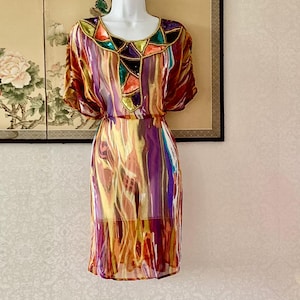 Sheer Silk Dress - Etsy