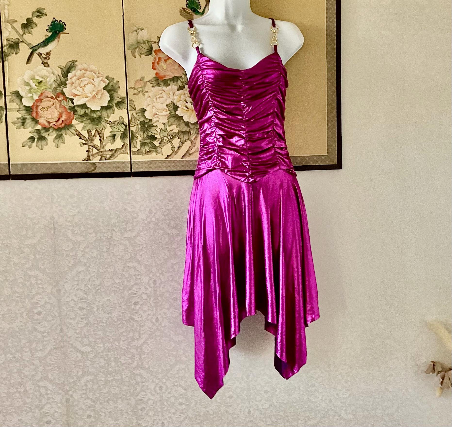 Hot Pink Zebra Dress - Etsy Israel