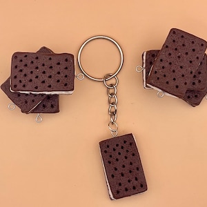 Ice Cream Sandwich Keychain