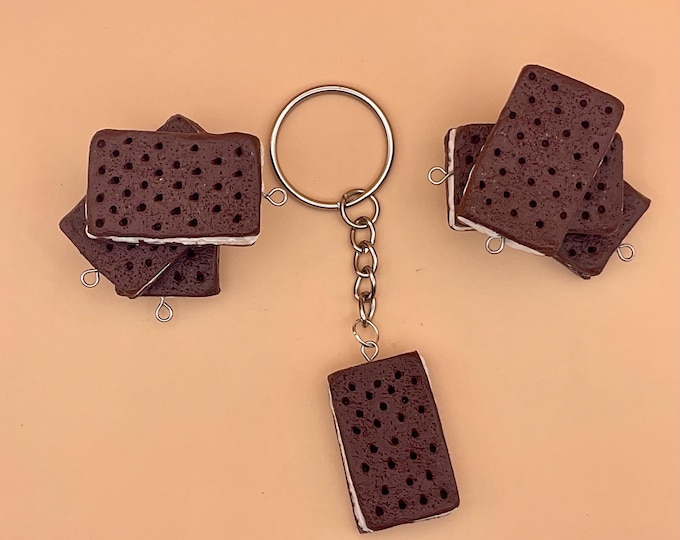 Ice Cream Sandwich Keychain