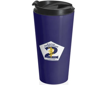 Taza de viaje de acero inoxidable RDF-2 del Servicio de Salud Pública de EE. UU.