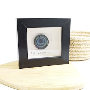 Pet Memorial Framed Galaxy Stone - Cremation Ashes Glass