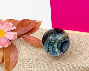 Cremation Ashes Galaxy Glass Marble: Pet Memorial Keepsake