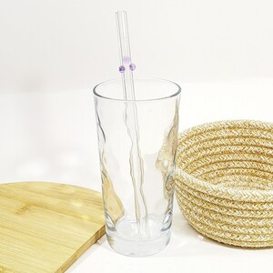 Eco Friendly Glass Straws, High Quality BPA Free, Hygienic Reusable Drinkware, Environmentally Conscious Drinking Standard 8.2 inches