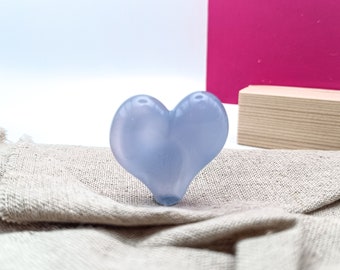 Pocket Hug Glass Heart, Token of Love, Touch Stone Gift, Ideal for Mothers, Grandparents and Friends
