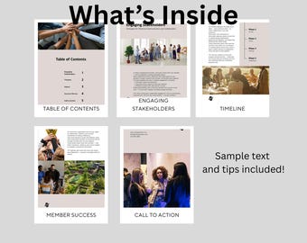 Stakeholder Messaging Toolkit – Editable Canva Template (7 Pages) | Nonprofit, Small Biz, Grant & Board Communication
