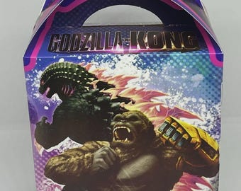 10 ct. Pack - GODZILLA VS. KONG Candy Boxes / 10 cajitas de Godzilla Vs Kong