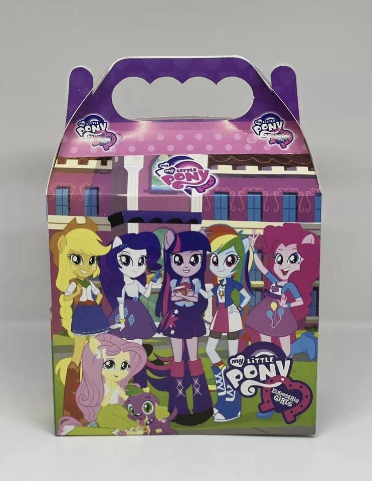 10 ct. Pack - MY LITTLE PONY Candy Boxes / Paquete con 10 Cajas d My Little Pony