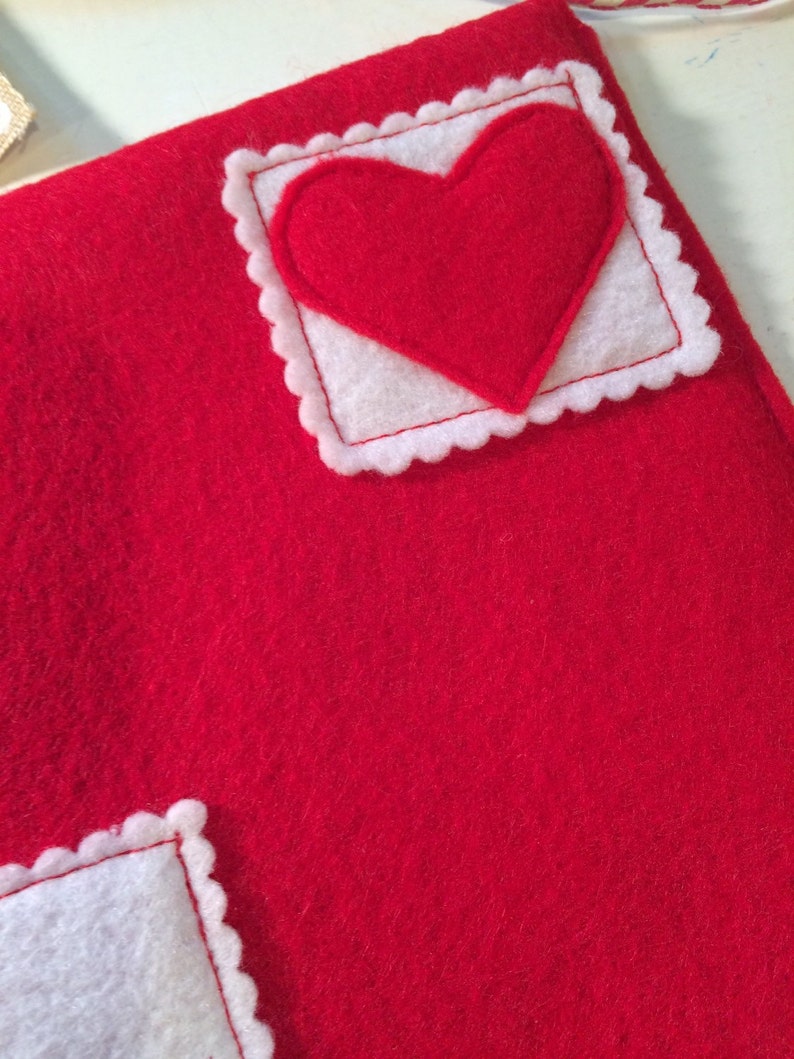 Giant Felt Valentines Envelope Etsy