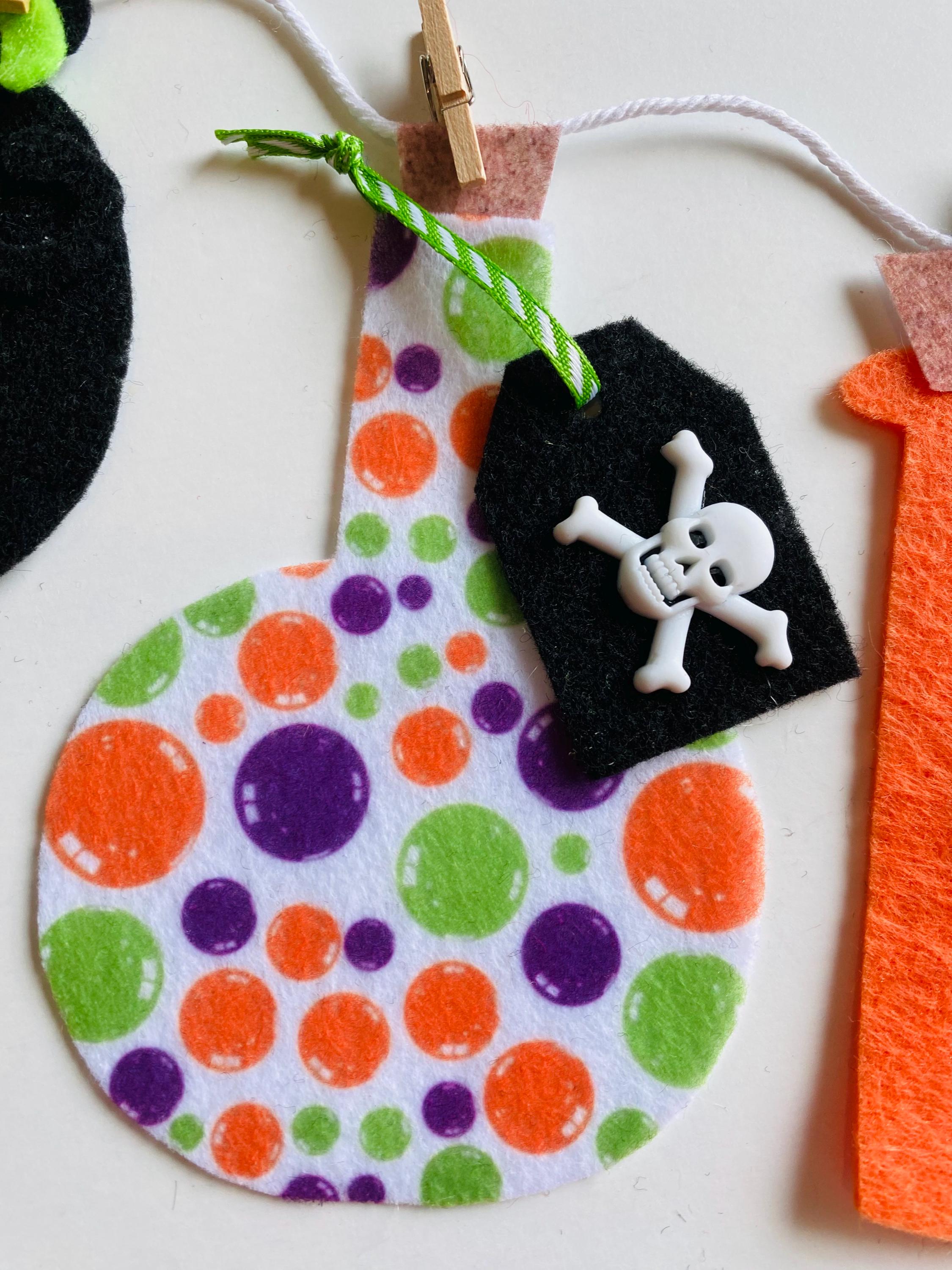 Whaline Halloween 'Trick Or Treat' Banner Aus Jute – 3 M Lange Wimpelkette Für Kamin, Wand & Partydeko, Fertig Montiert