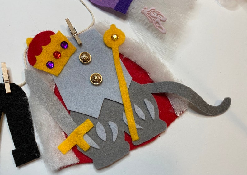 The Nutcracker Ballet Christmas Miniature Felt Banner Garland Etsy