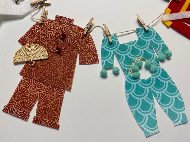 The Nutcracker Ballet Christmas Miniature Felt Banner Garland Etsy