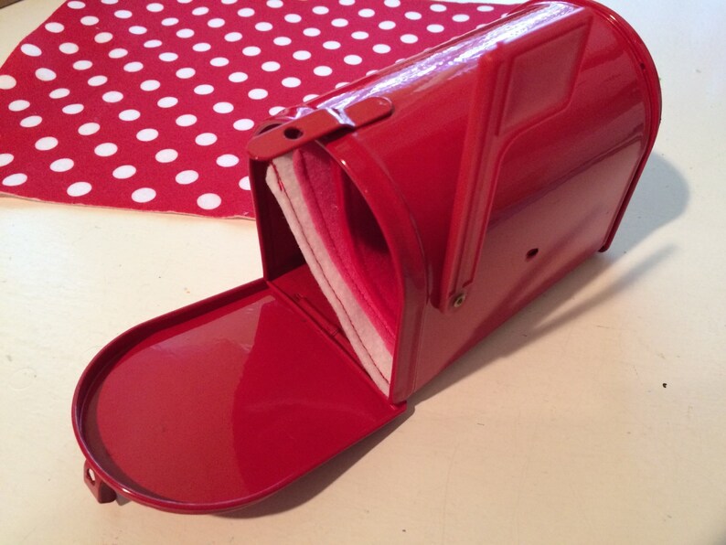 Pretend Play Mailbox Set With 3 Felt Valentine's Day Etsy